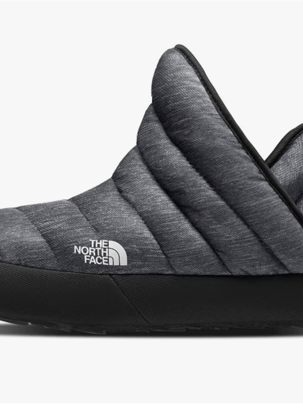 The North Face ThermoBall Traction Booties Phantom Grey Winter Slippers Size 8